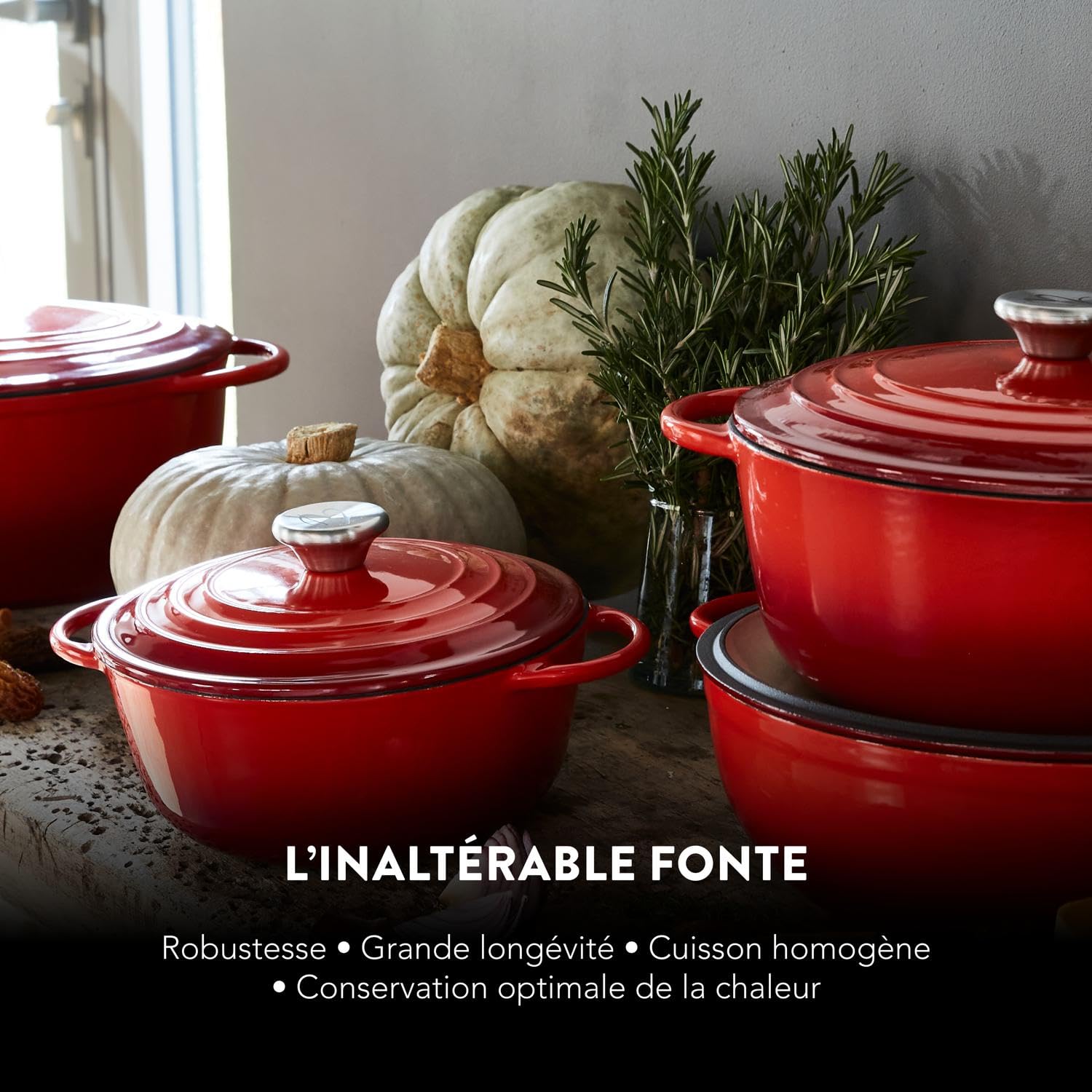 baumalu-caquelon-fondue-savoyarde-fonte-maill-e-rouge-6-personnes image 4