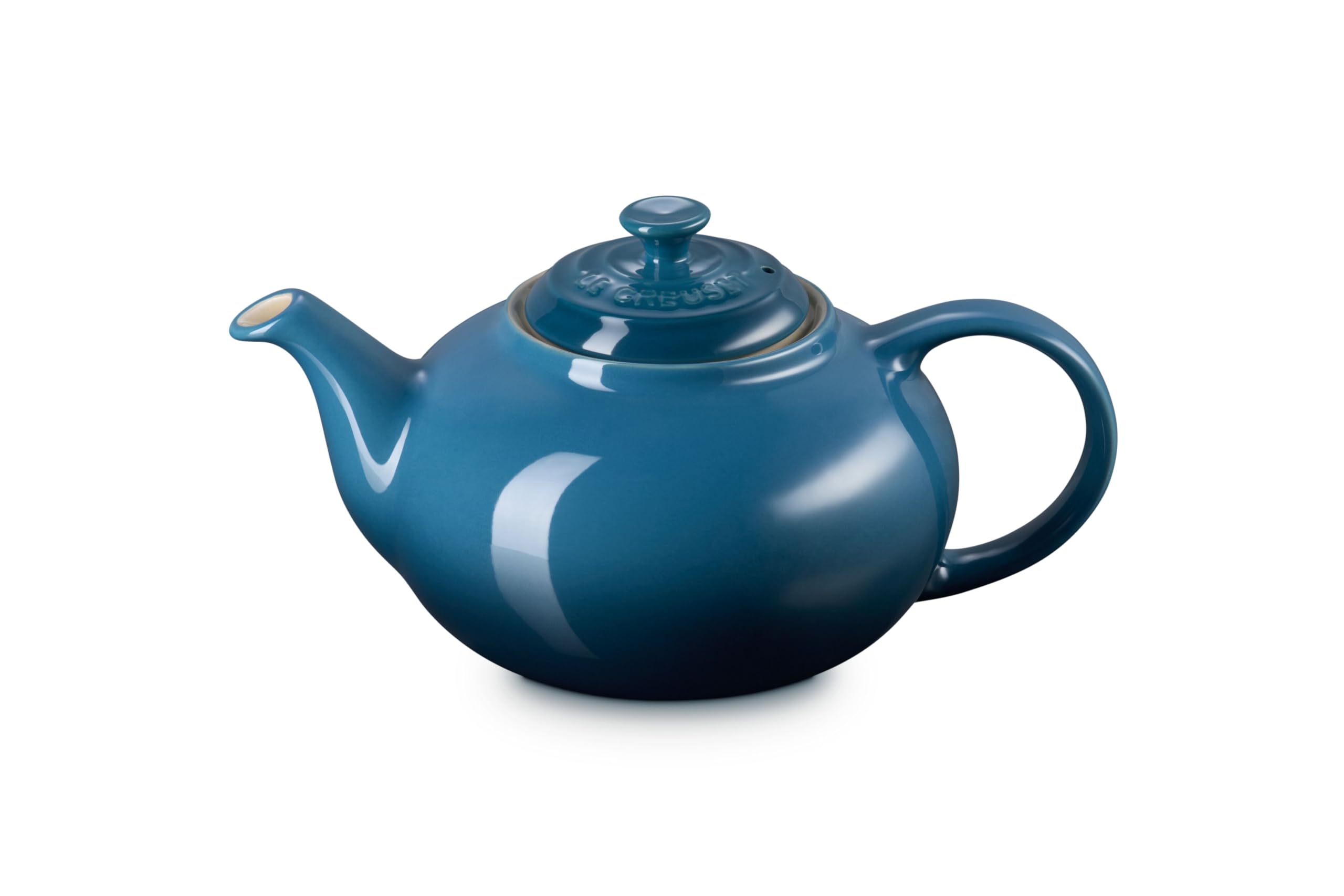 le-creuset-th-i-re-classique-ronde-en-c-ramique-1-3-l-deep-teal image 1