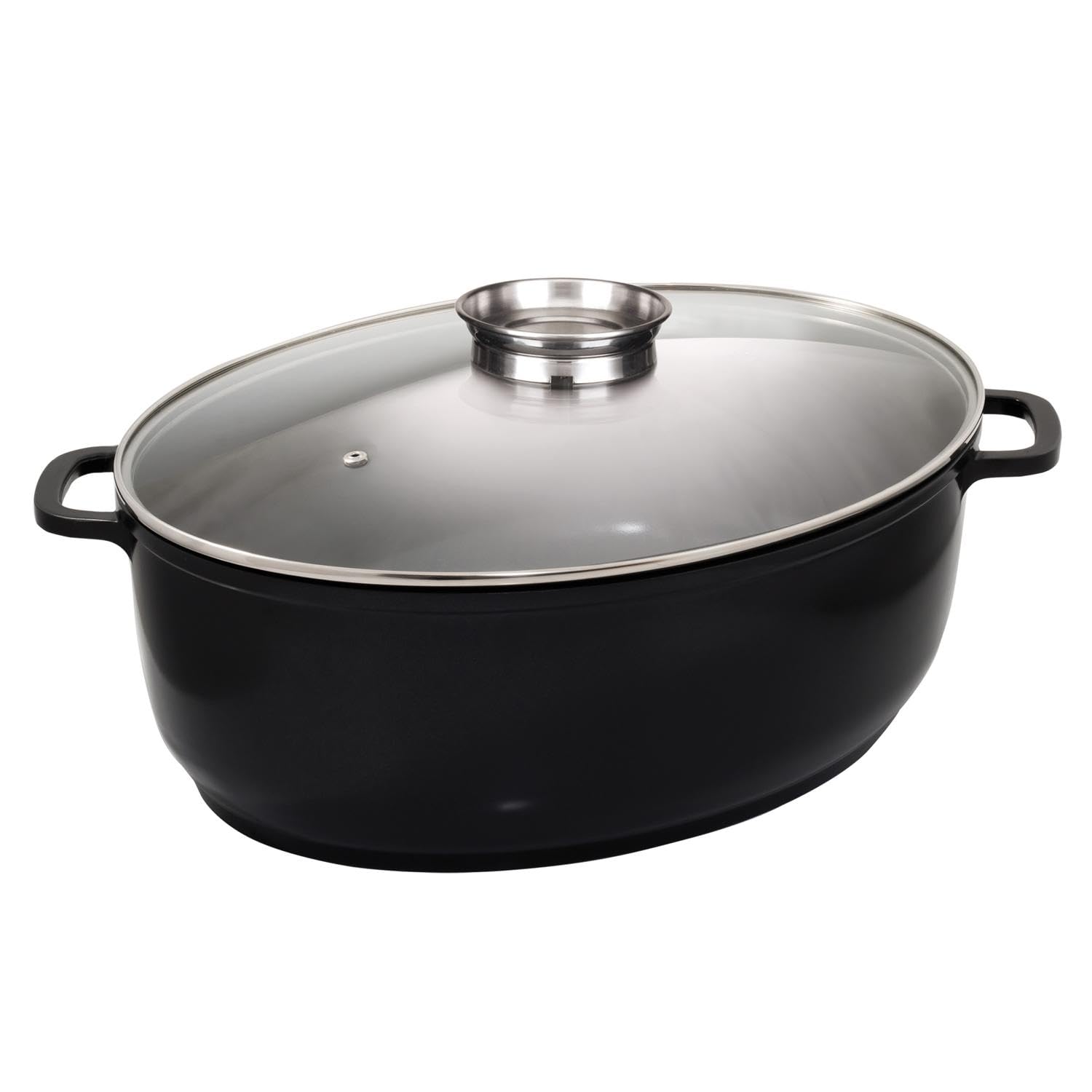 baumalu-cocotte-ovale-jumbo-fonte-aluminium-43-cm-noir-avec-couvercle-ar-me image 1