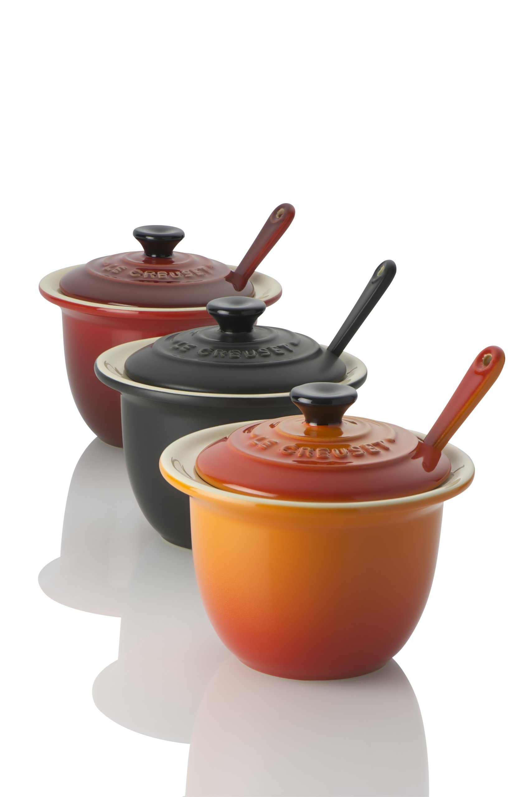 le-creuset-heritage-pot-condiments-en-c-ramique-0-2-l-volcanique-avec-cuill-re image 2