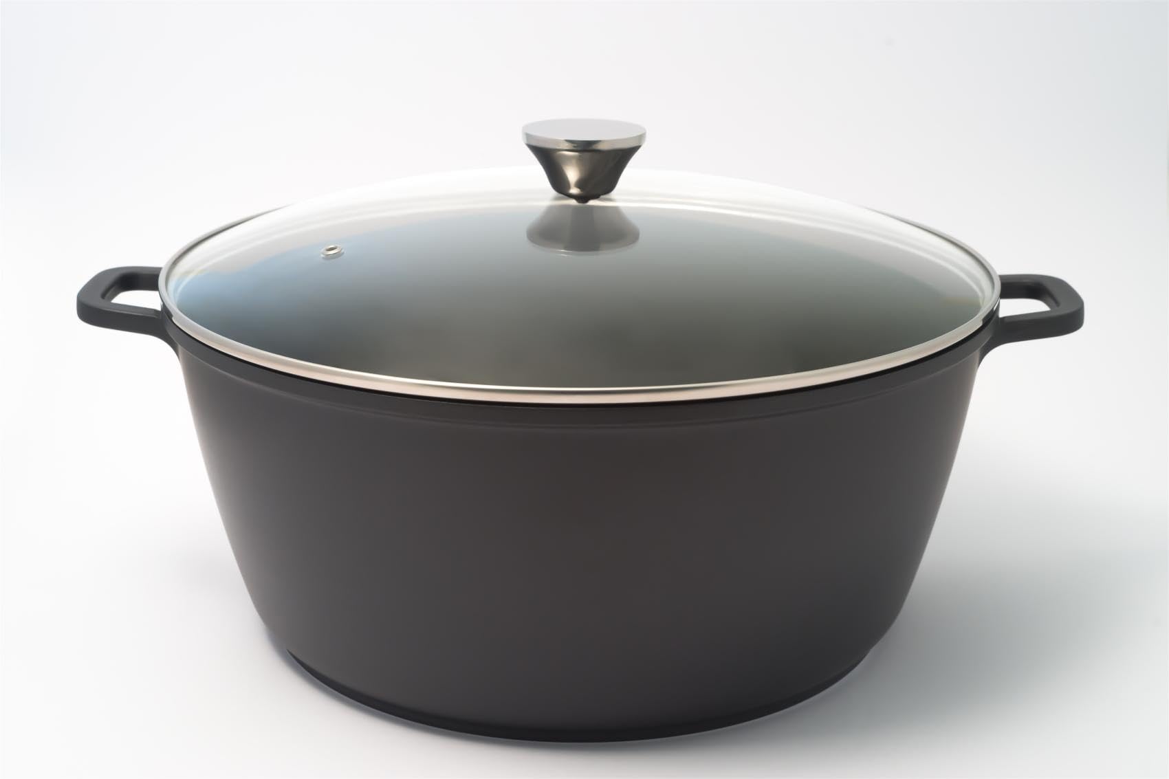 baumalu-granit-pro-c-ramique-mijoteuse-haute-36-cm-13-4-l-noire-couvercle-verre image 1