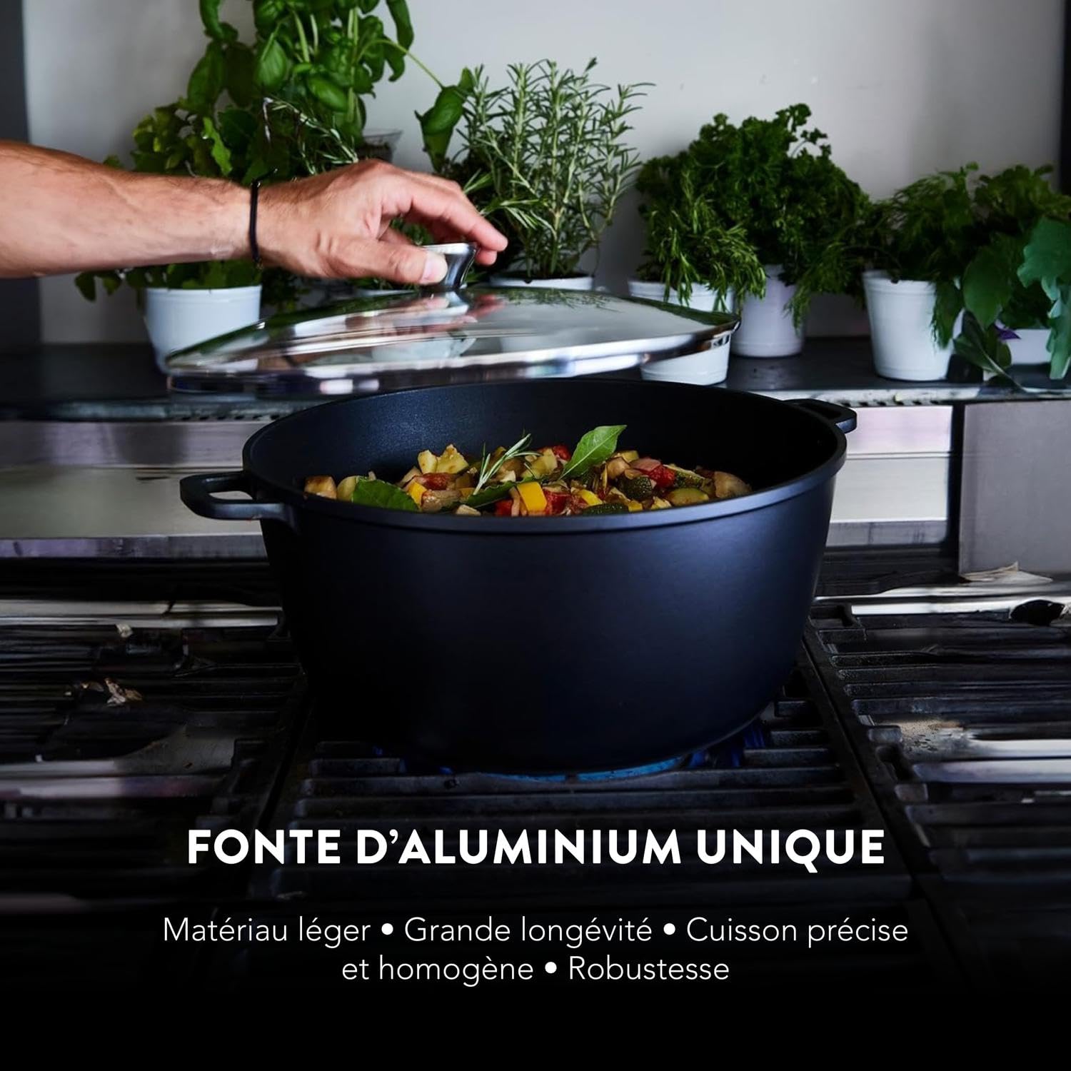 baumalu-cocotte-ovale-jumbo-fonte-aluminium-43-cm-noir-avec-couvercle-ar-me image 4