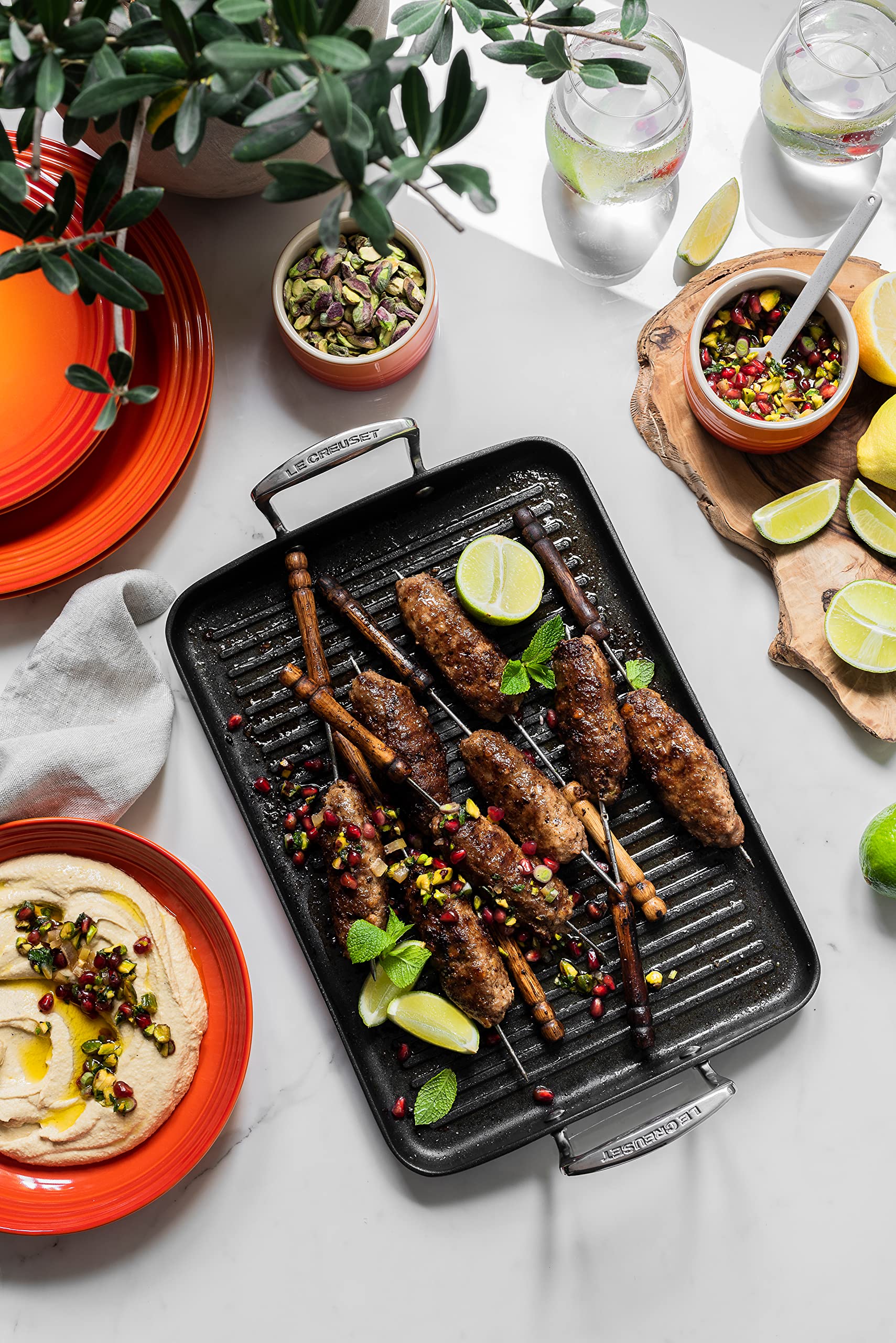 le-creuset-plancha-g-ante-aluminium-anti-adh-sive-rainures-35-x-25-cm-anthracite image 6