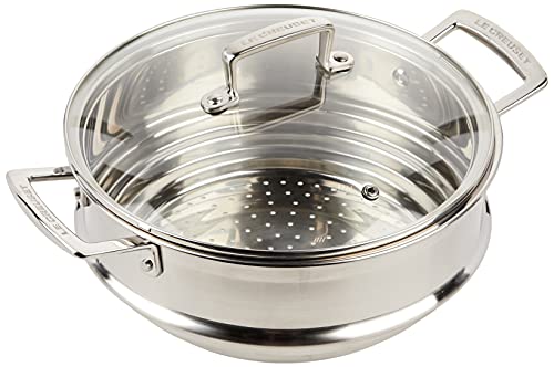 le-creuset-grand-cuit-vapeur-avec-couvercle-en-verre-24-cm-inox image 7