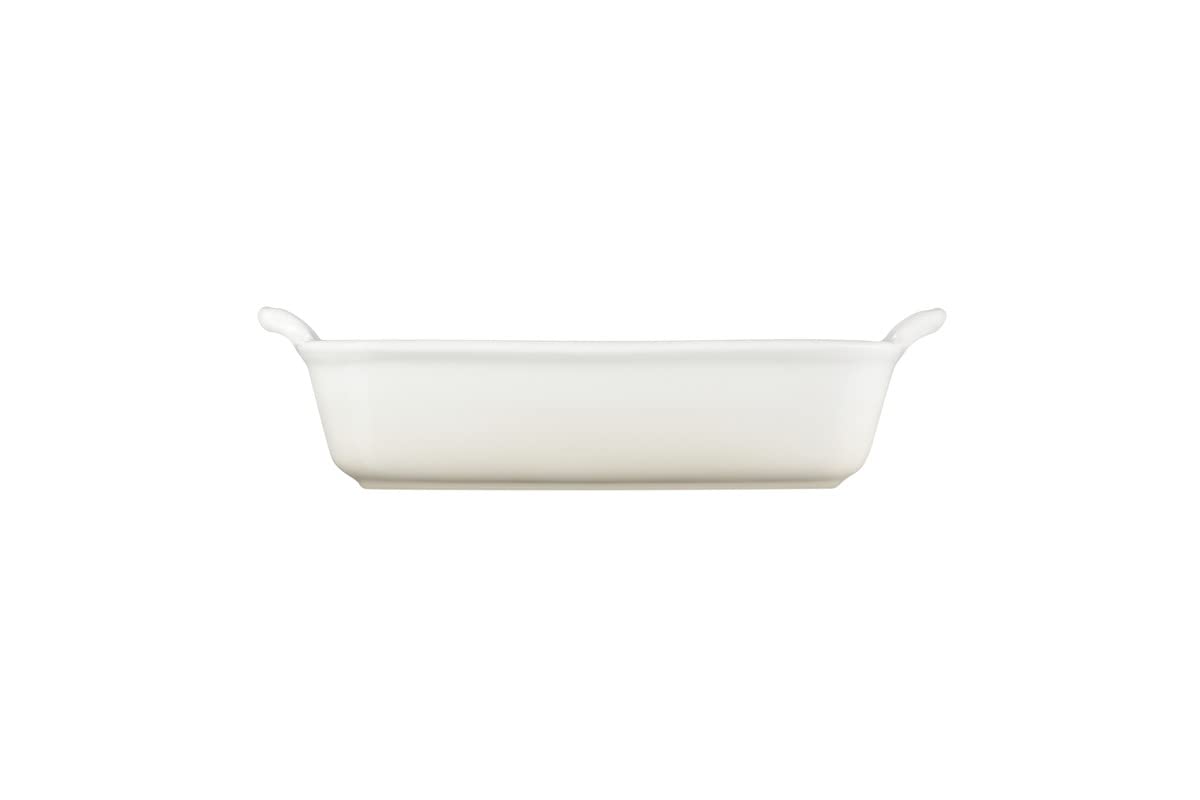 le-creuset-h-ritage-plat-rectangulaire-en-c-ramique-26-cm-2-4-l-meringue image 3