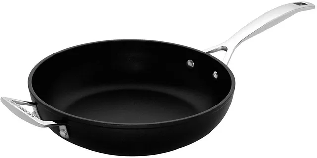 le-creuset-sauteuse-aluminium-forg-anti-adh-sive-28-cm-anthracite image 1