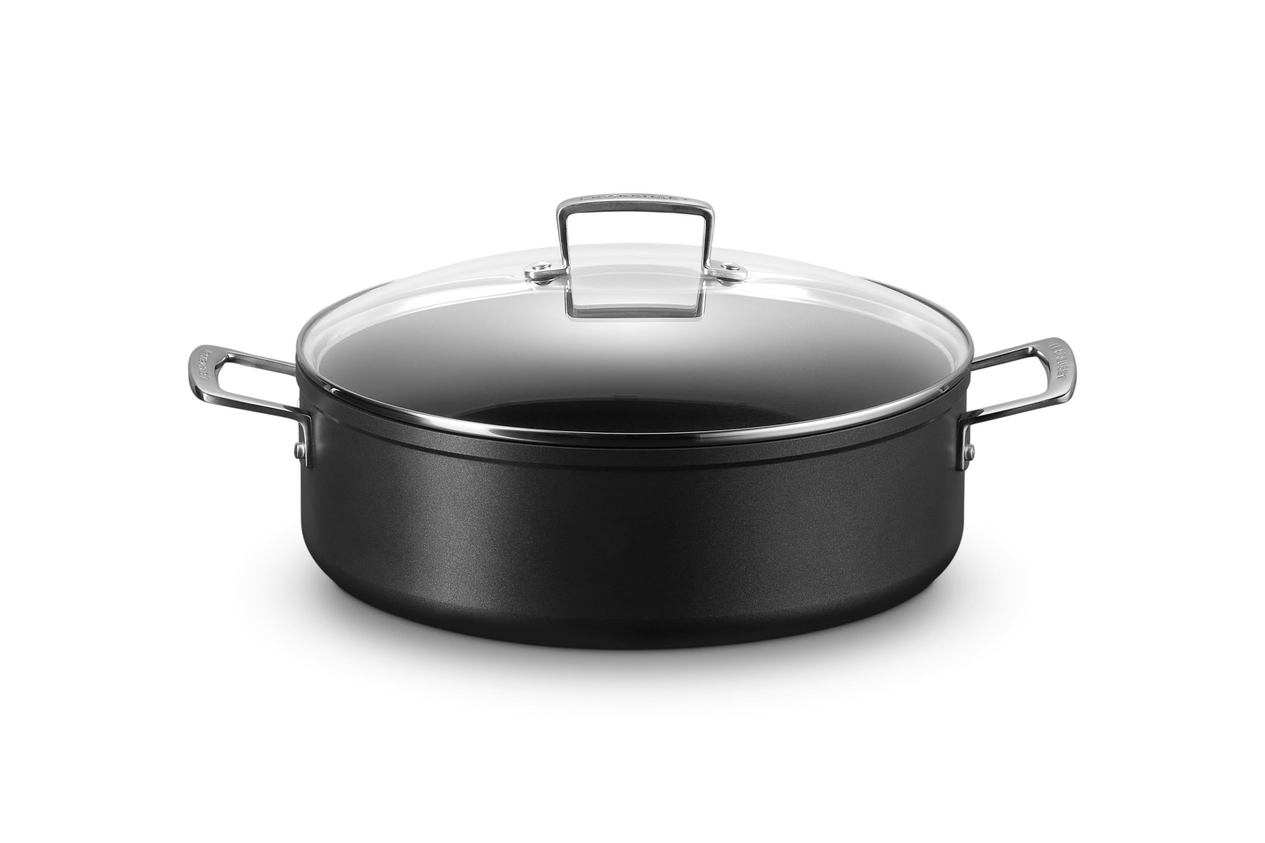 le-creuset-toughened-nonstick-pro-sauteuse-antiadh-sive-24-cm-noir-mat-avec-couv image 3