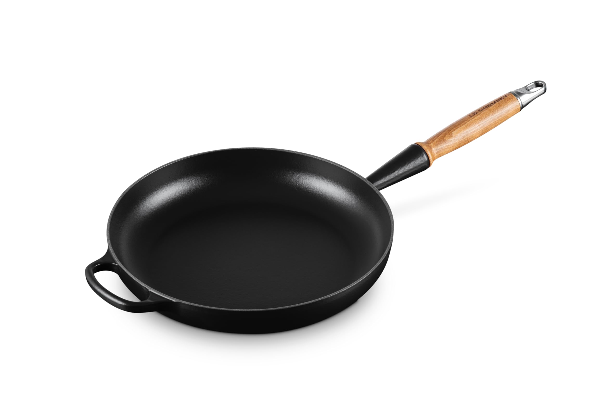 le-creuset-po-le-frire-en-fonte-maill-e-26-cm-cerise-manche-bois image 7
