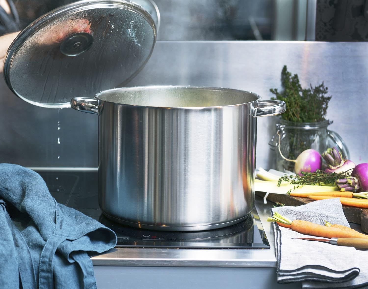 baumalu-faitout-inox-avec-couvercle-verre-24-cm-tous-feux-dont-induction image 2