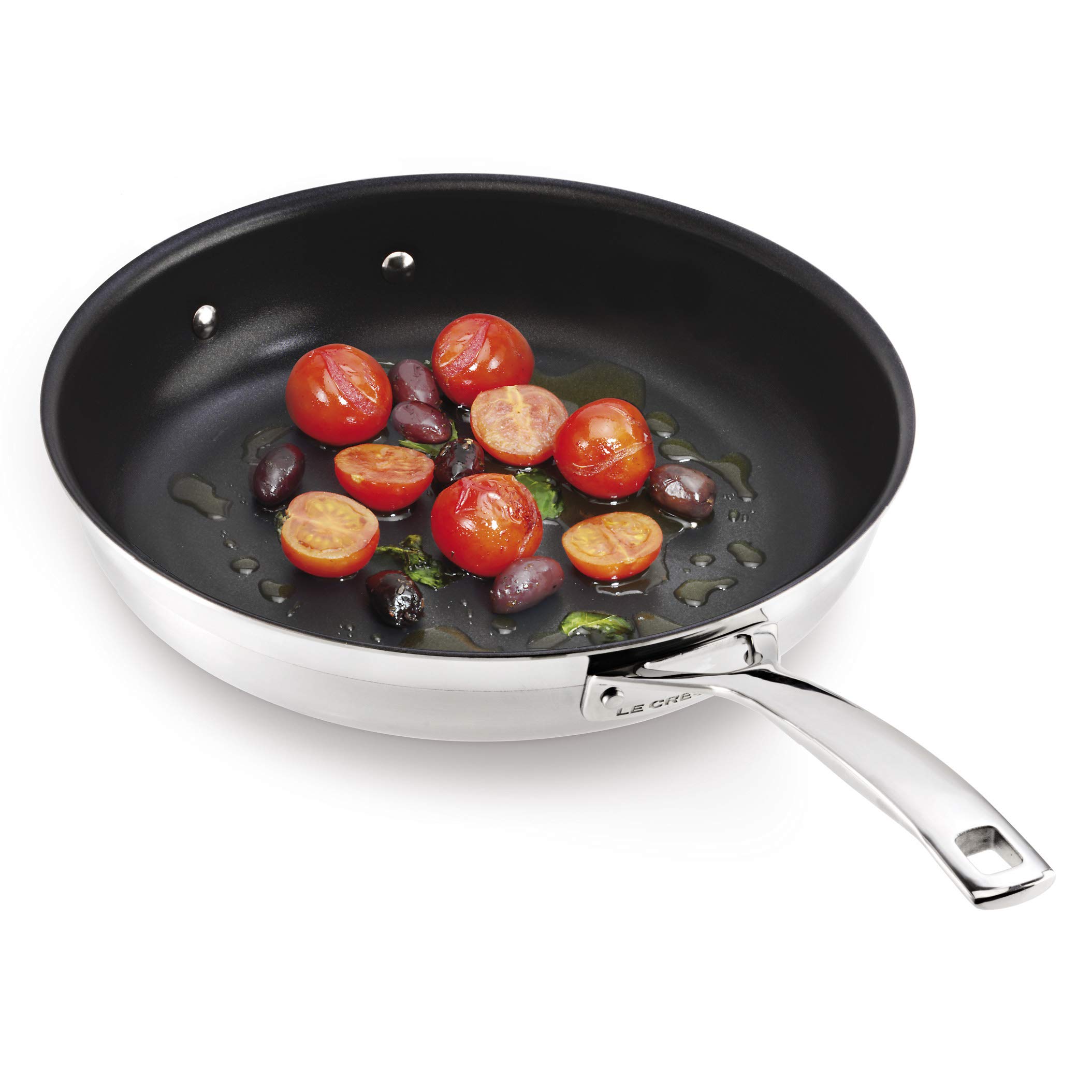 le-creuset-lot-2-po-les-frire-inox-antiadh-sif-24-cm-28-cm-triple-paisseur image 5