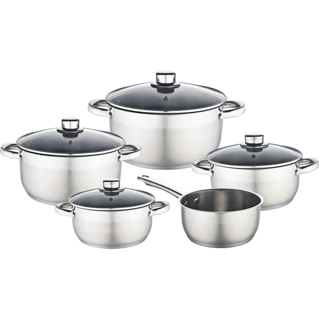 baumalu-batterie-9-pi-ces-inox-avec-couvercles-verre-tous-feux-induction image 1