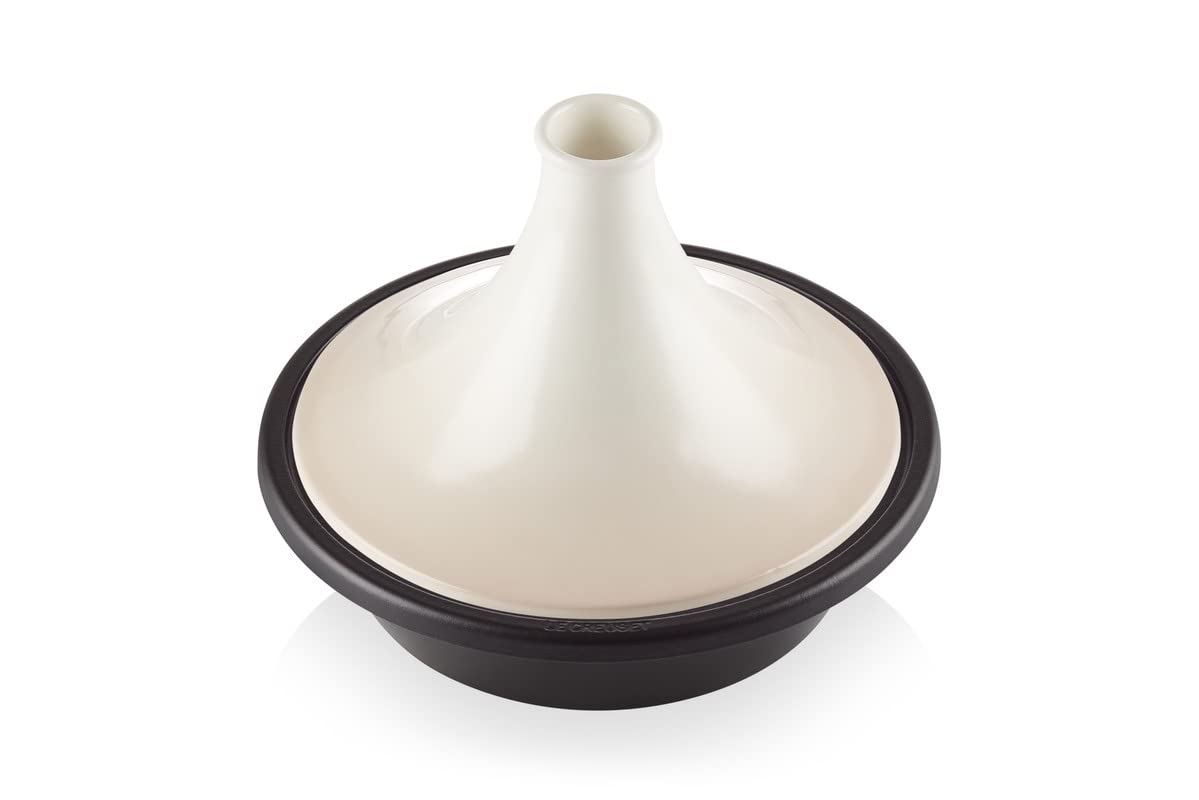le-creuset-tajine-fonte-maill-e-31-cm-meringue image 2