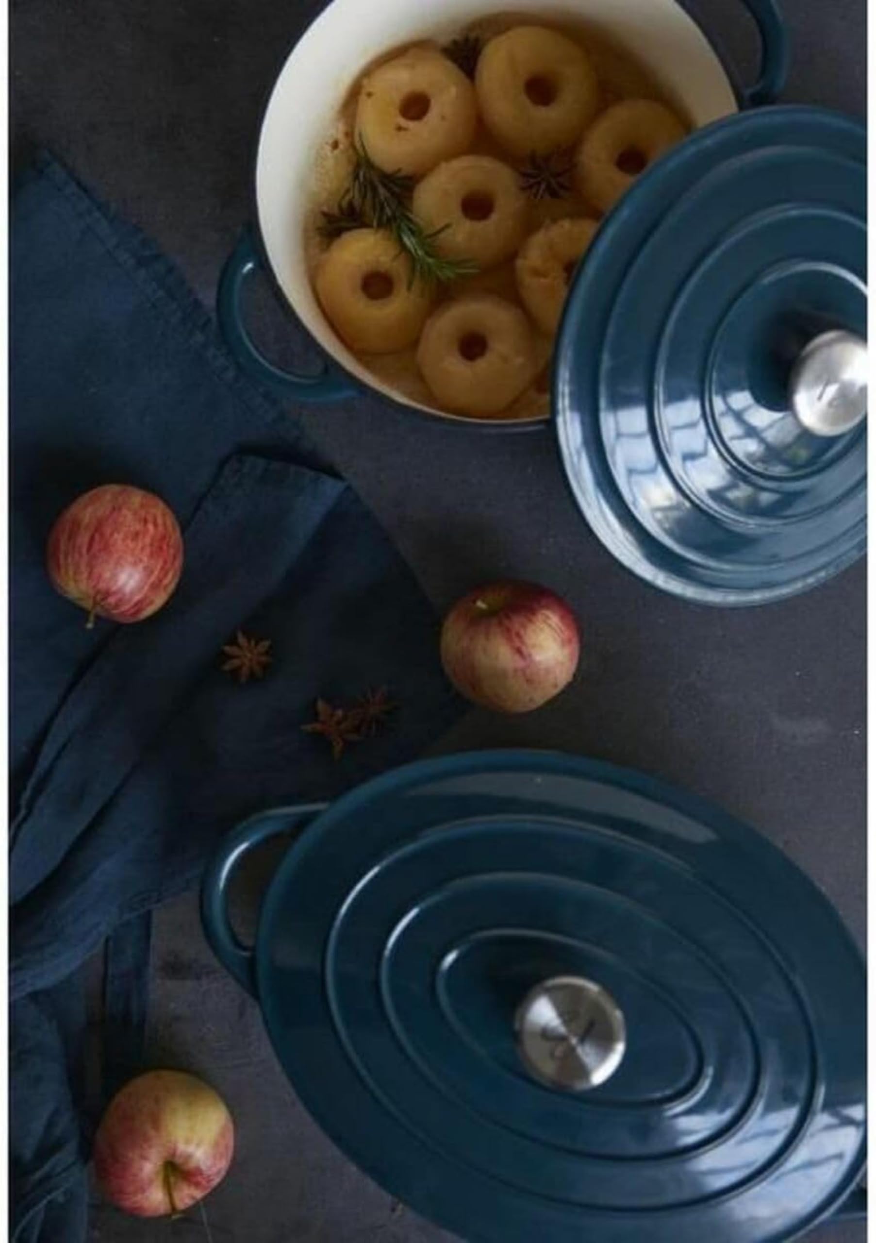 baumalu-roc-cocotte-ronde-24-cm-fonte-maill-e-bleu-vert image 2
