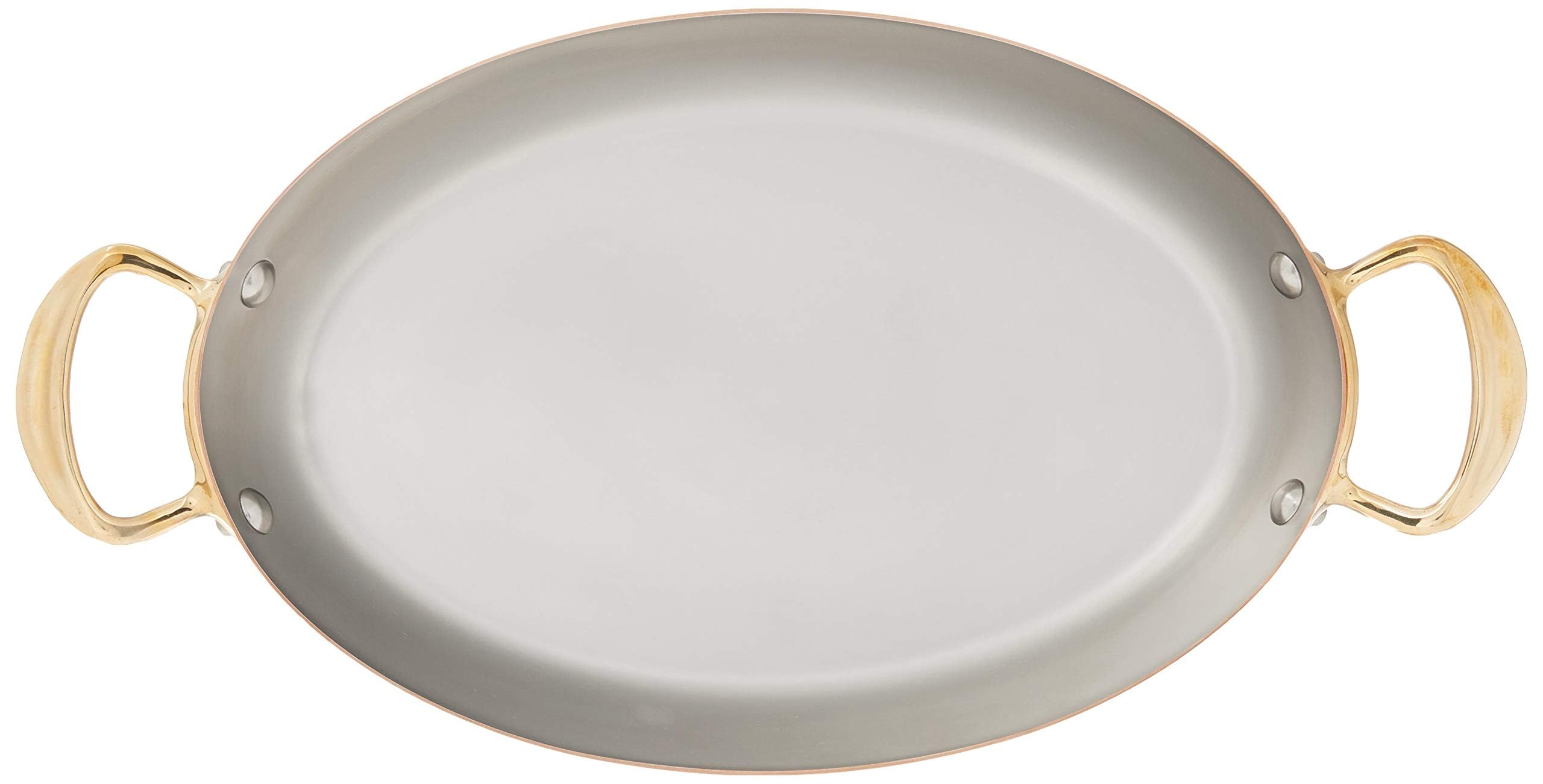 mauviel-m-h-ritage-150b-plat-ovale-cuivre-inox-1-5-mm image 3