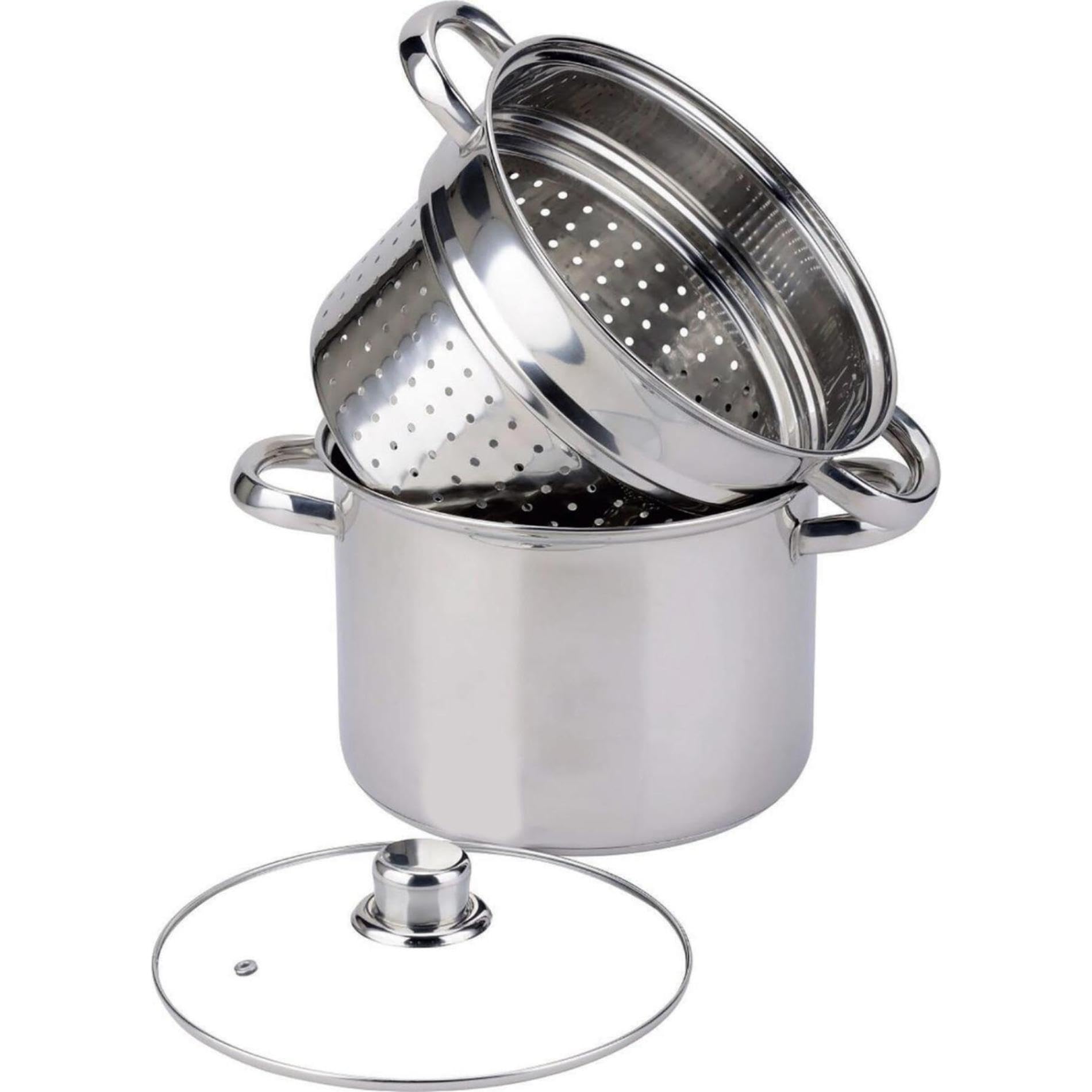 baumalu-cuiseur-p-tes-inox-avec-couvercle-verre-tous-feux-induction image 1