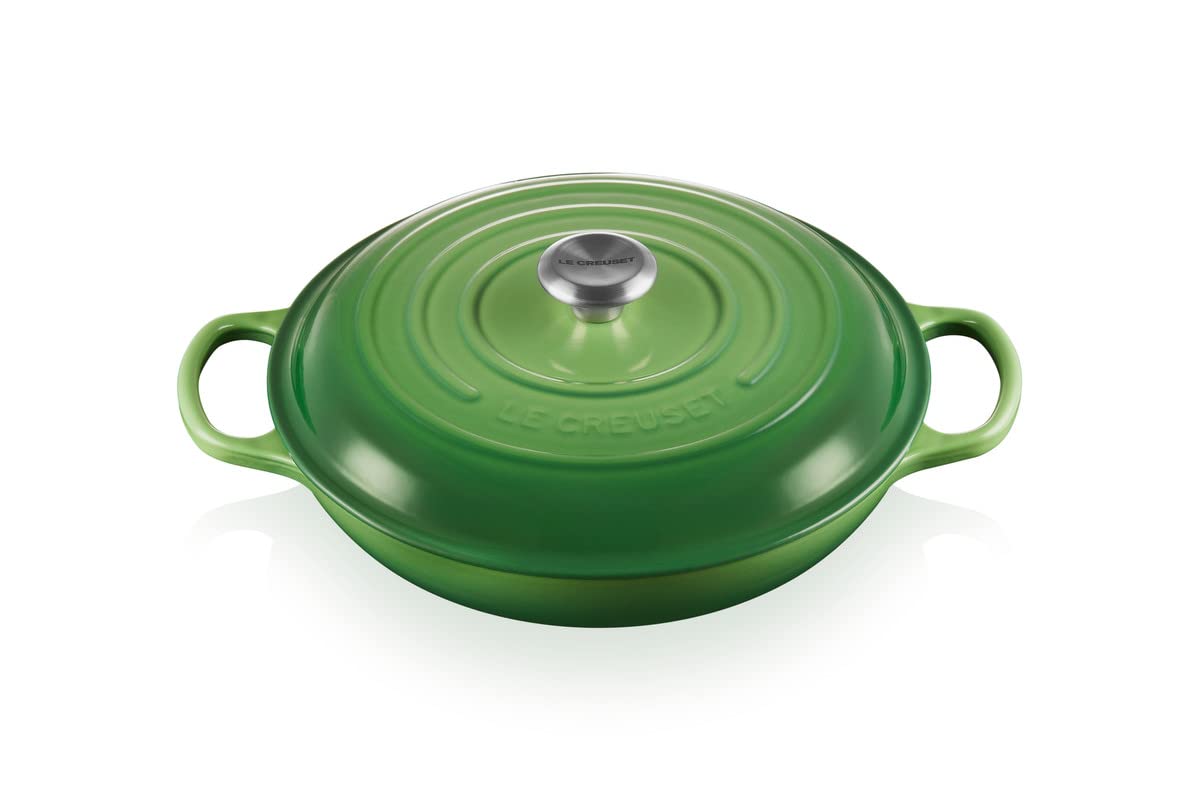 le-creuset-faitout-signature-rond-30-cm-3-2-l-bamboo-fonte-maill-e image 2