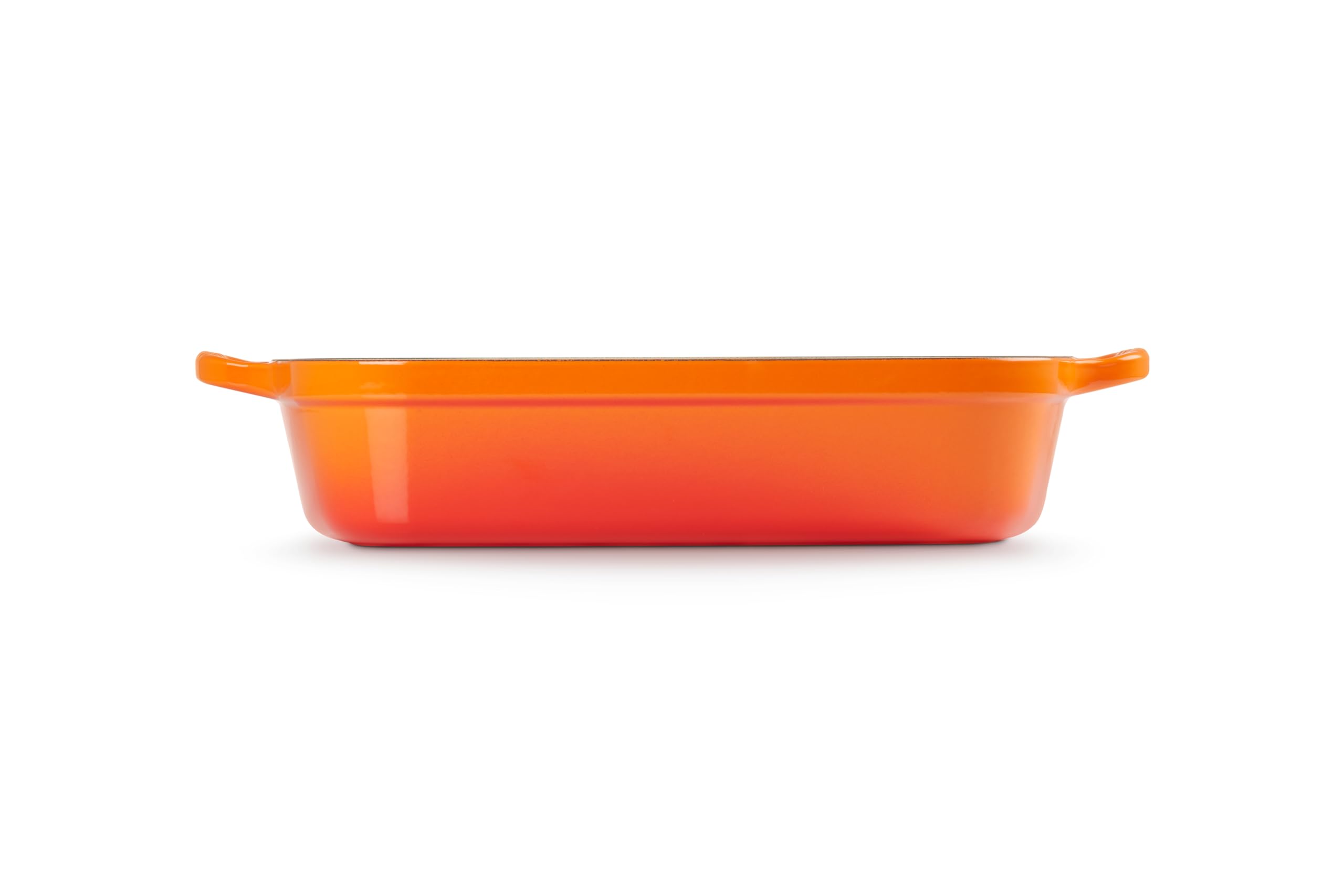 le-creuset-plat-signature-rectangulaire-en-fonte-maill-e-33-cm-4-9-l-volcanique image 3