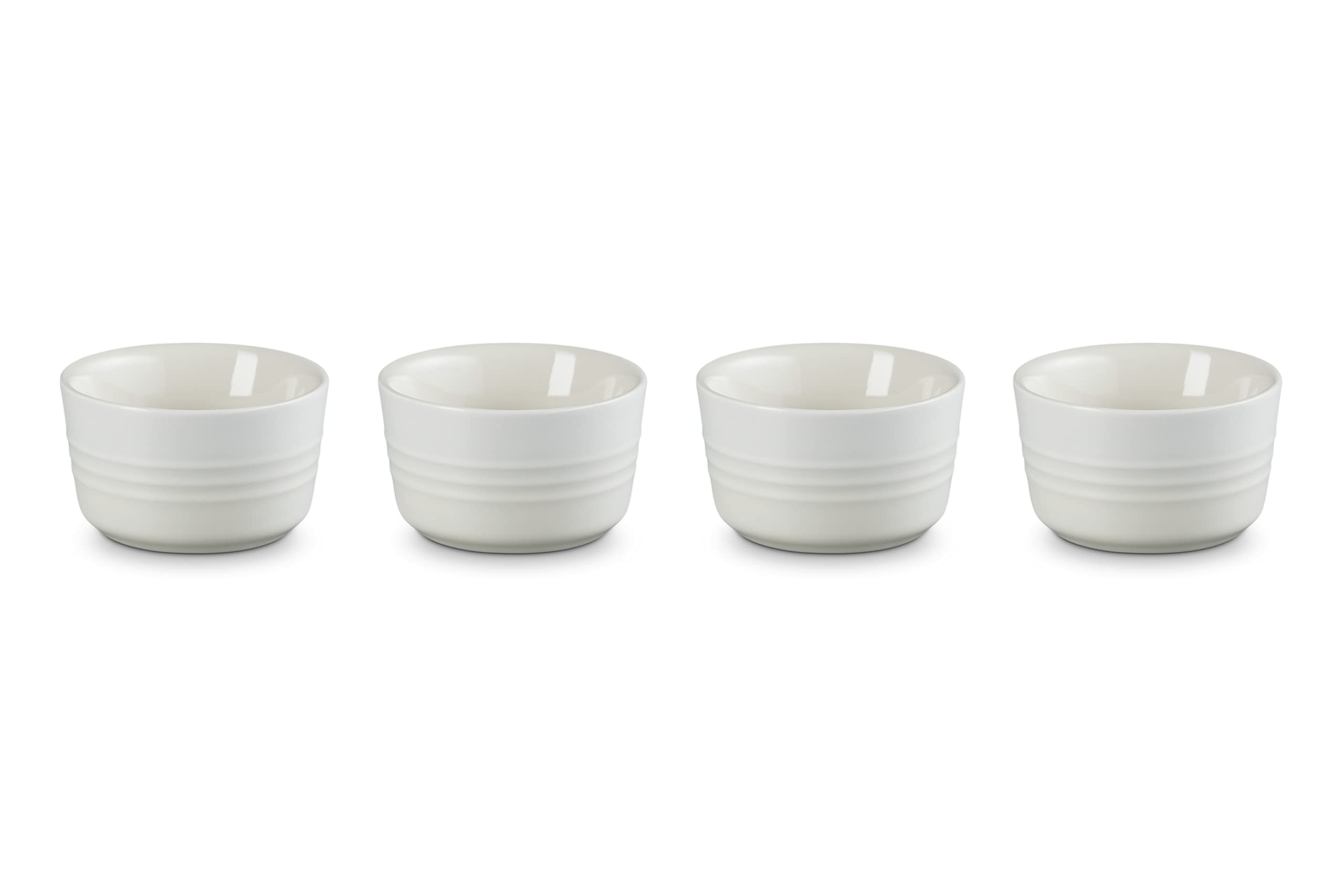 le-creuset-set-6-ramequins-ronds-c-ramique-120-ml-arc-en-ciel image 2