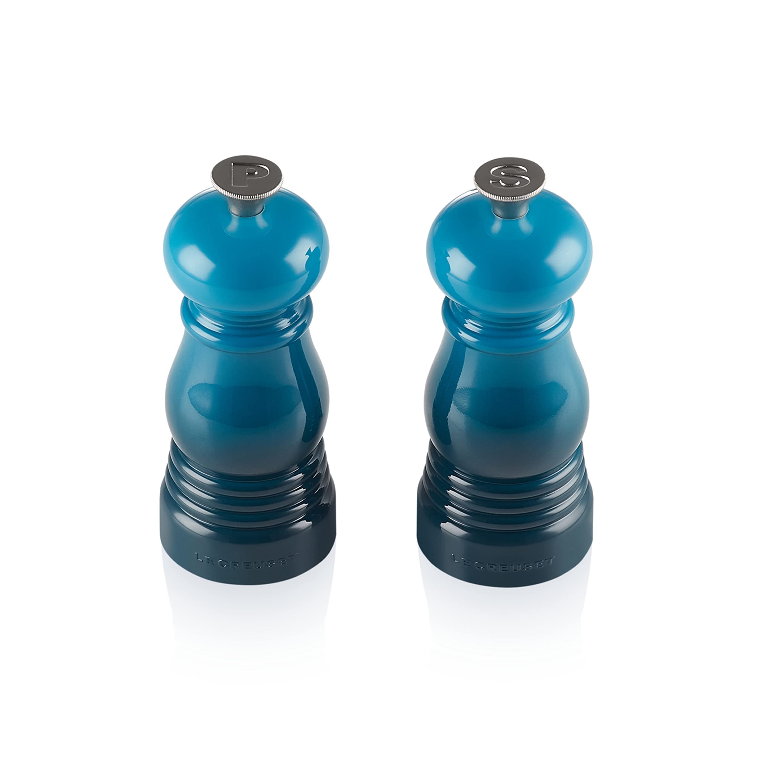le-creuset-set-2-moulins-sel-et-poivre-12-1-cm-deep-teal image 2