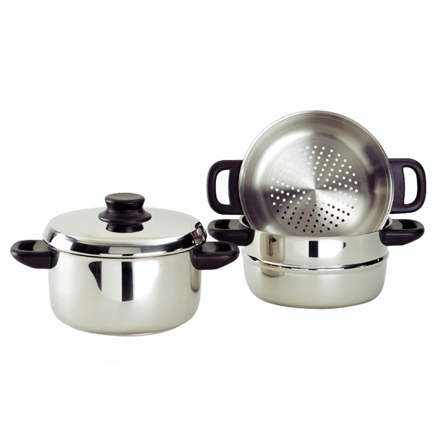 baumalu-combin-vapeur-3-corps-inox-20-cm-argent image 1