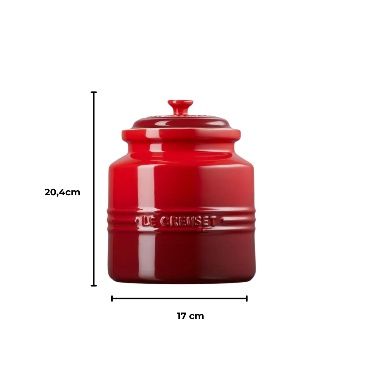 le-creuset-heritage-pot-biscuits-en-gr-s-maill-2-4-l-cerise image 5