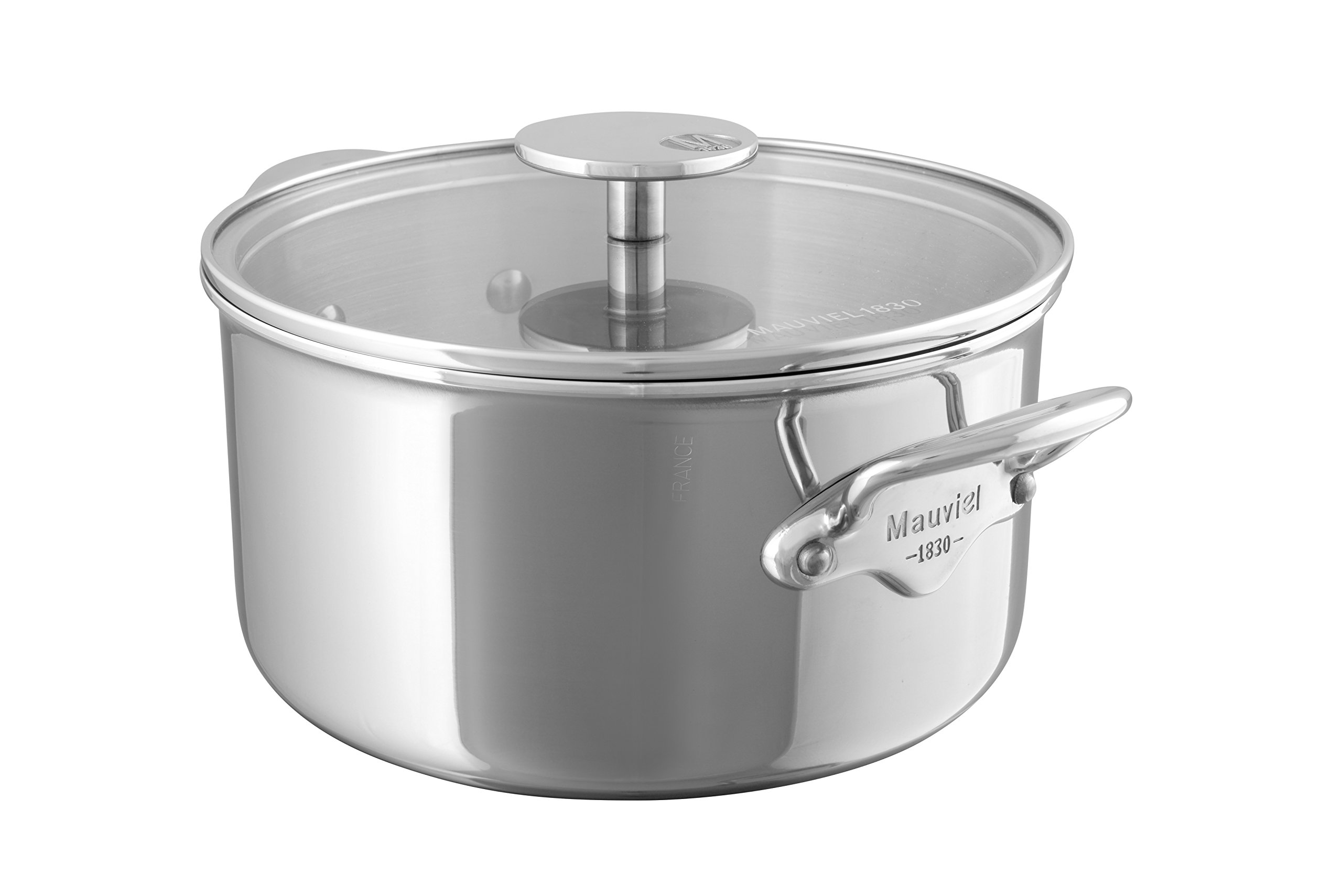 mauviel-1830-m-cook-cocotte-inox-avec-couvercle-16-cm-1-7-l image 3