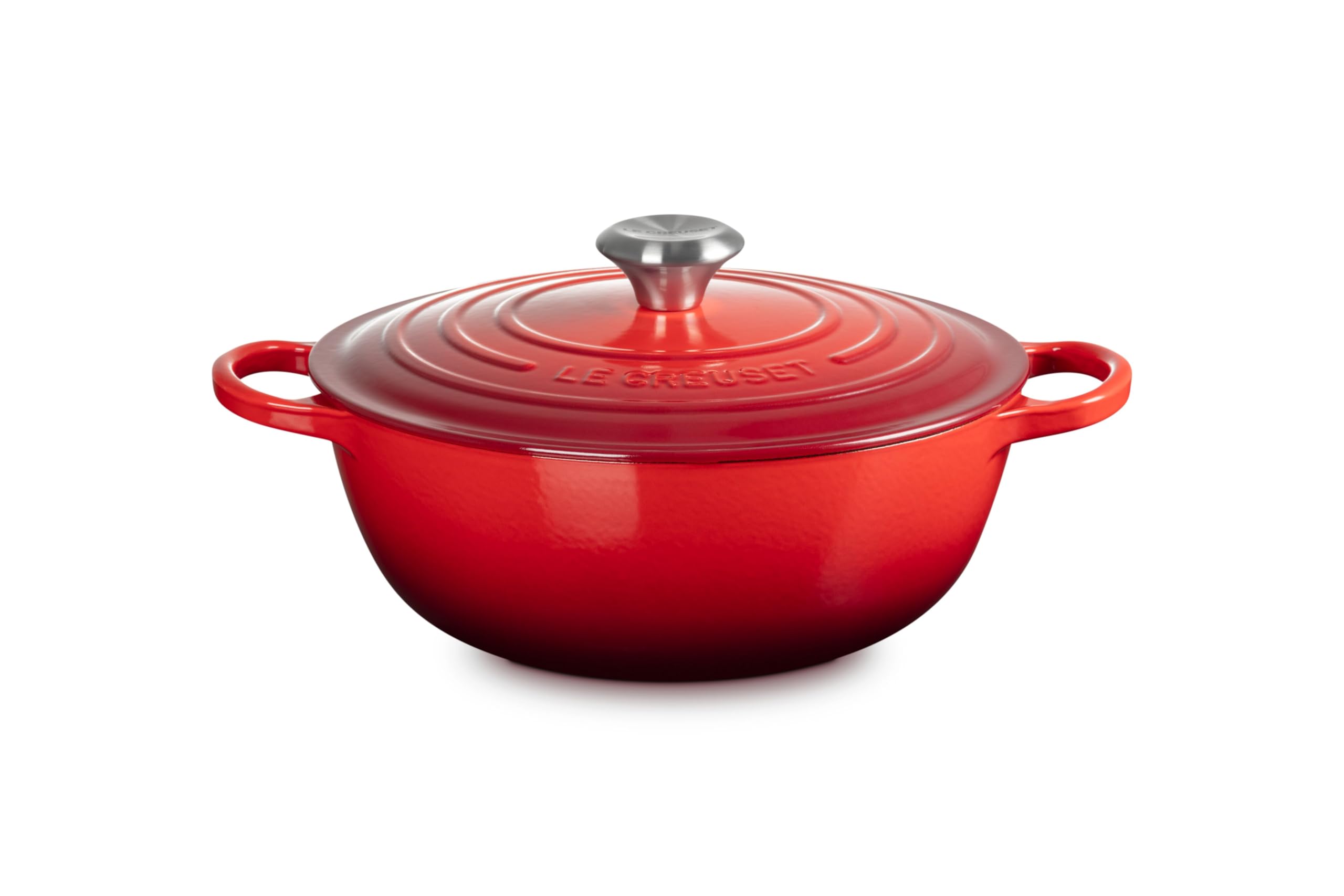 le-creuset-cocotte-marmite-signature-fonte-maill-e-26-cm-4-l-cerise image 2