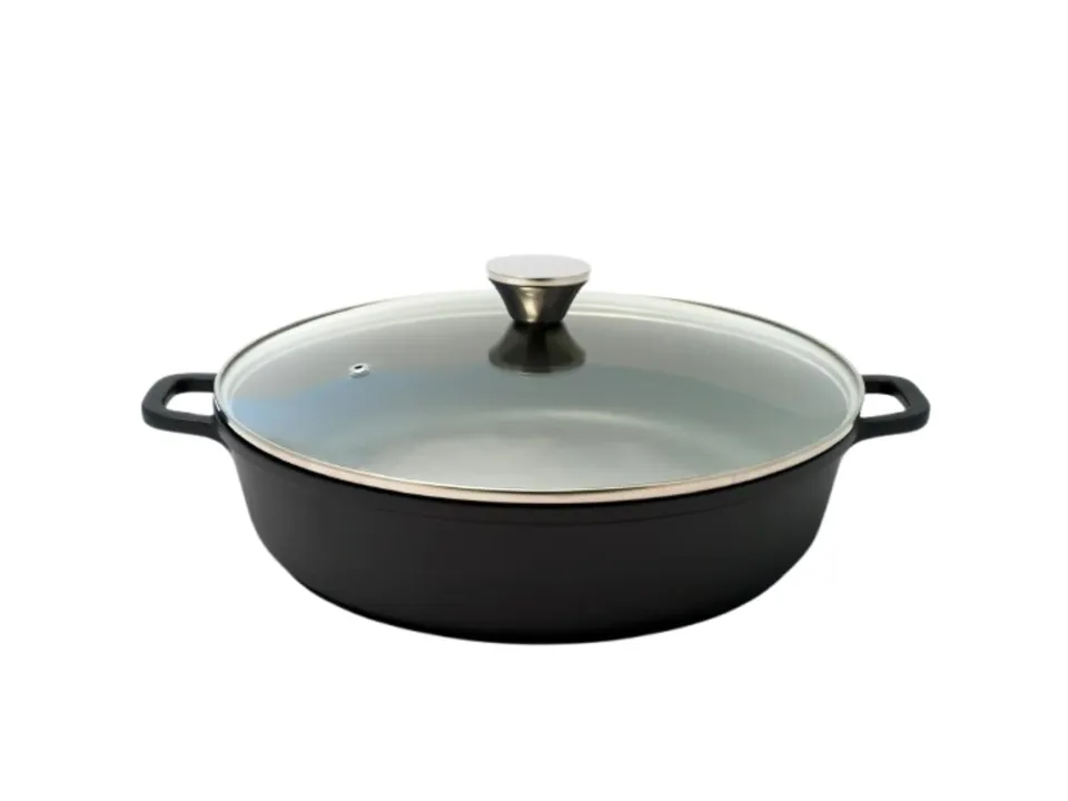 baumalu-granit-pro-c-ramique-mijoteuse-basse-32cm-5l-noir-couvercle-verre image 1