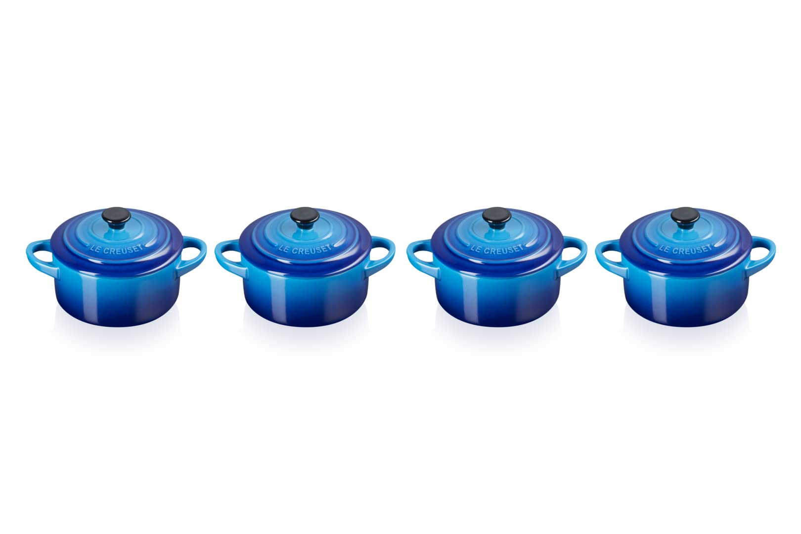 le-creuset-set-de-4-mini-cocottes-rondes-en-c-ramique-10-cm-200-ml-cerise image 8