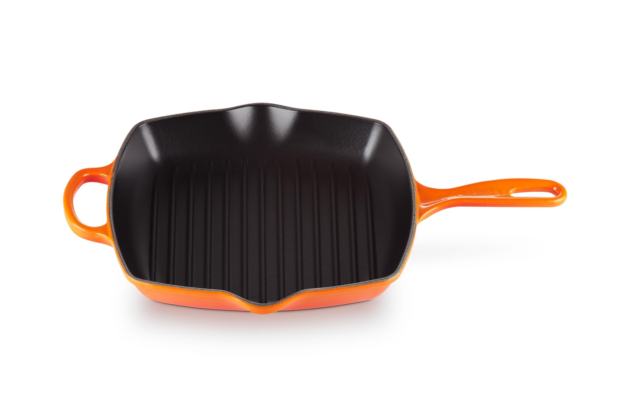 le-creuset-skillet-gril-carr-fonte-maill-e-26-cm-volcanique image 1
