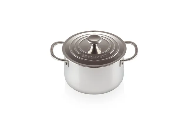 le-creuset-signature-casserole-inox-18-cm-2-8-l-avec-couvercle image 1