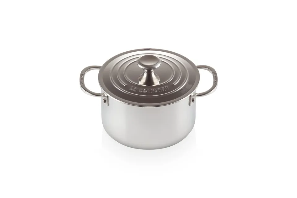 le-creuset-signature-casserole-inox-18-cm-2-8-l-avec-couvercle image 1