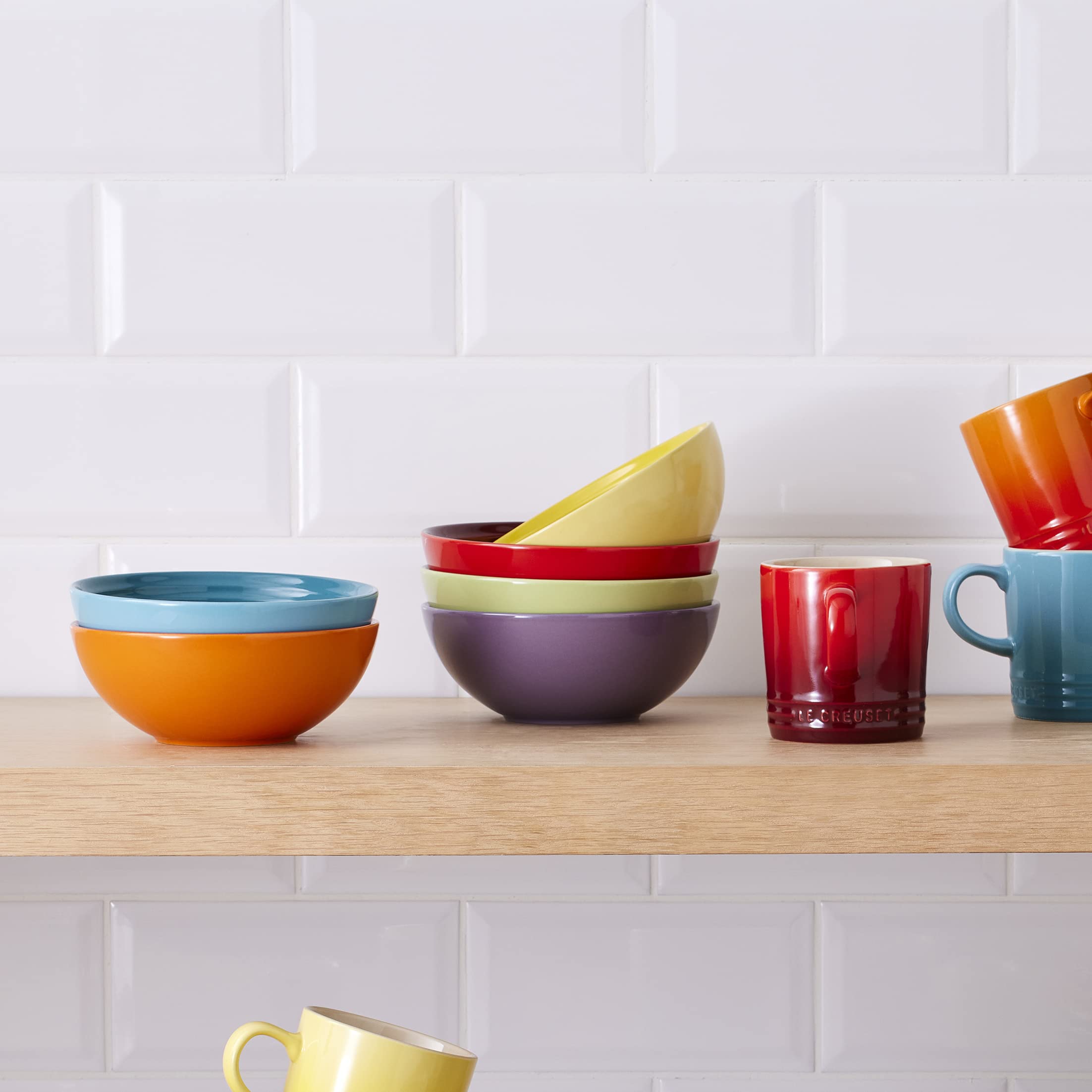 le-creuset-set-6-bols-c-r-ales-gr-s-650-ml-arc-en-ciel image 2
