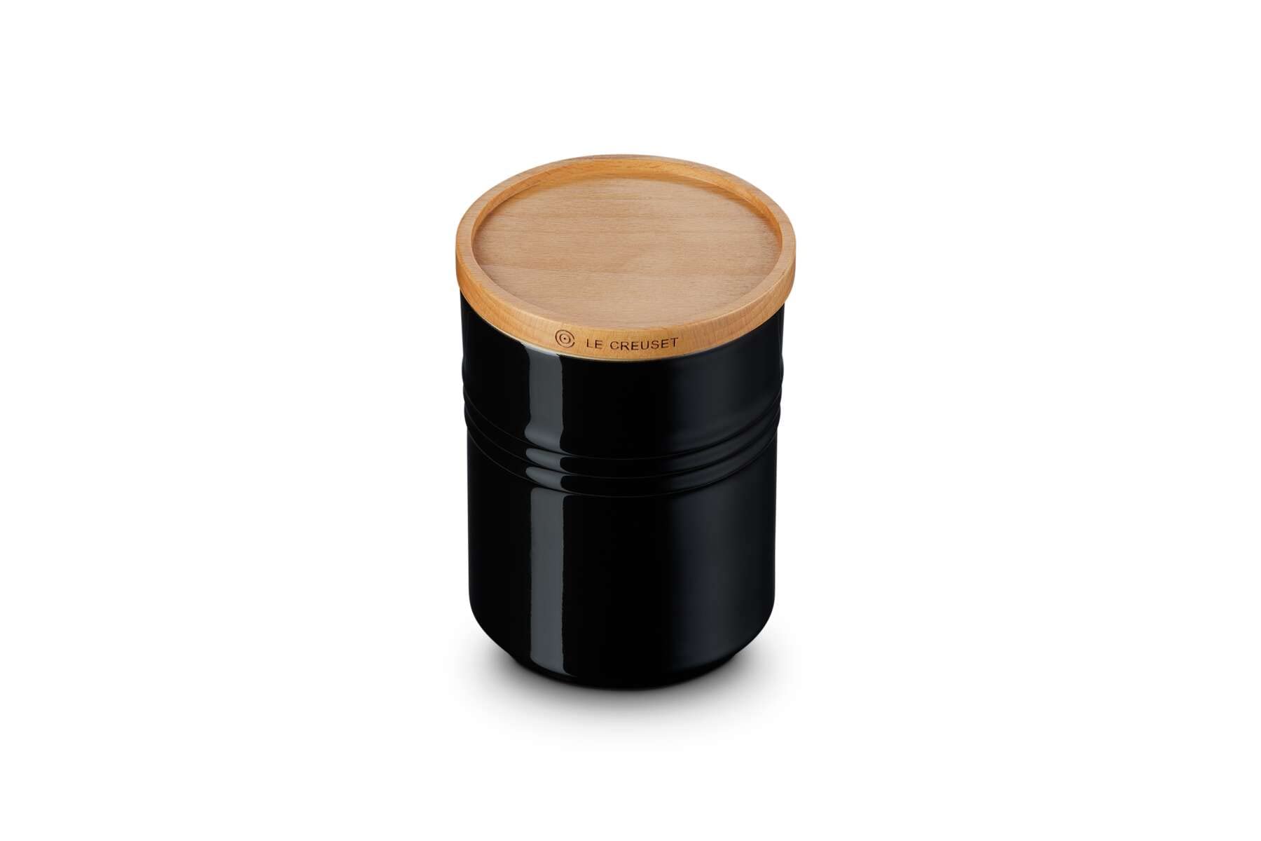 le-creuset-pot-de-conservation-m-c-ramique-540-ml-deep-teal-avec-couvercle-bois image 3