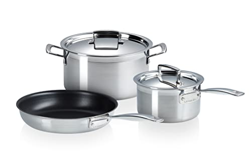 le-creuset-set-3-pi-ces-inox-classique-po-le-24-cm-faitout-24-cm-casserole-16-cm image 7
