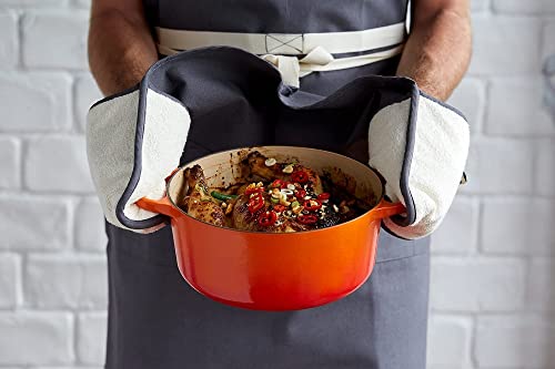 le-creuset-double-gant-coton-noir-mat-taille-unique image 8