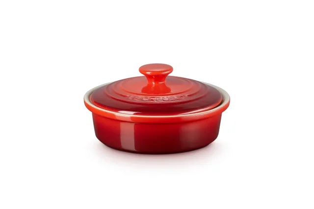 le-creuset-cuiseur-camembert-c-ramique-avec-couvercle-cerise image 1