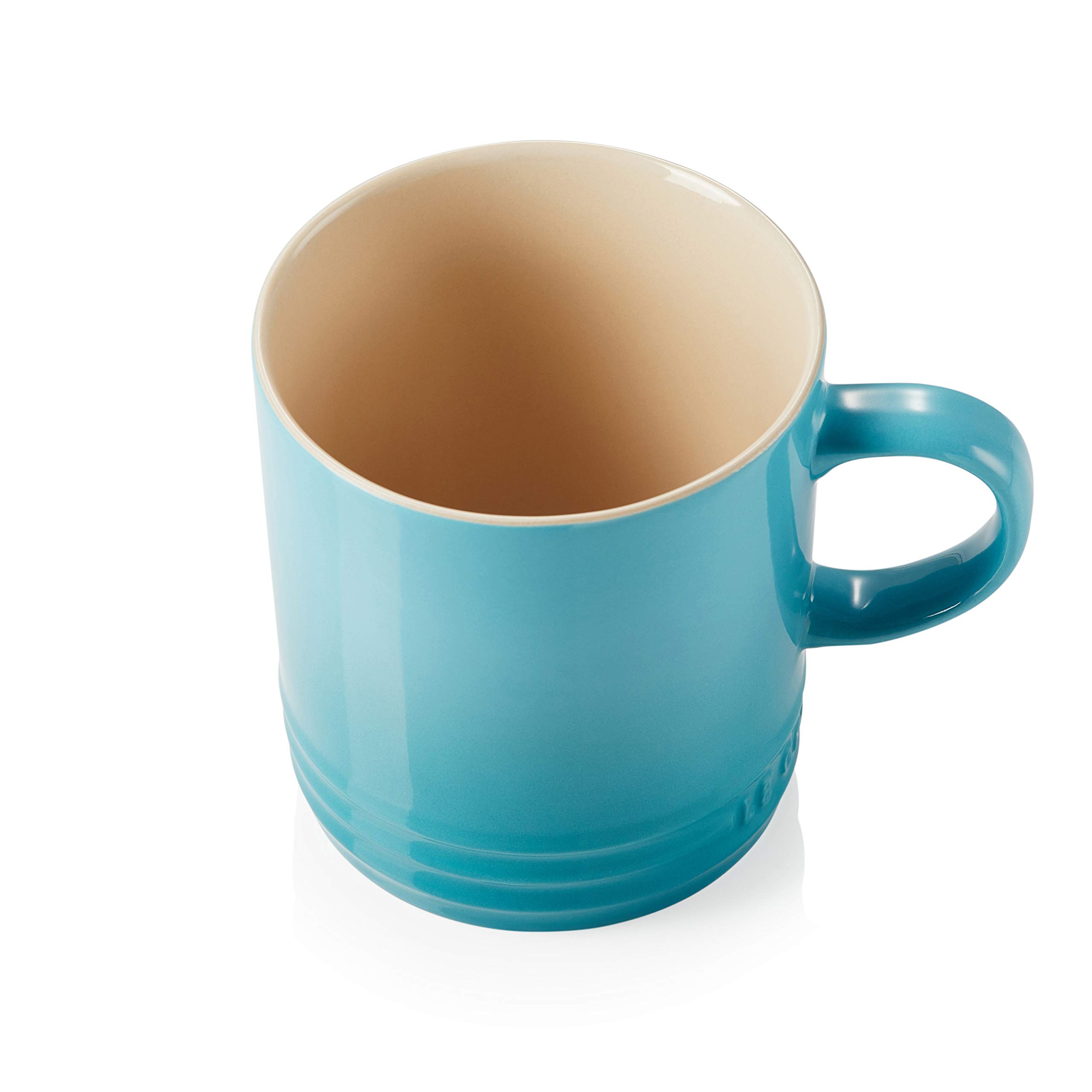 le-creuset-mug-c-ramique-350-ml-bleu-cara-bes image 2