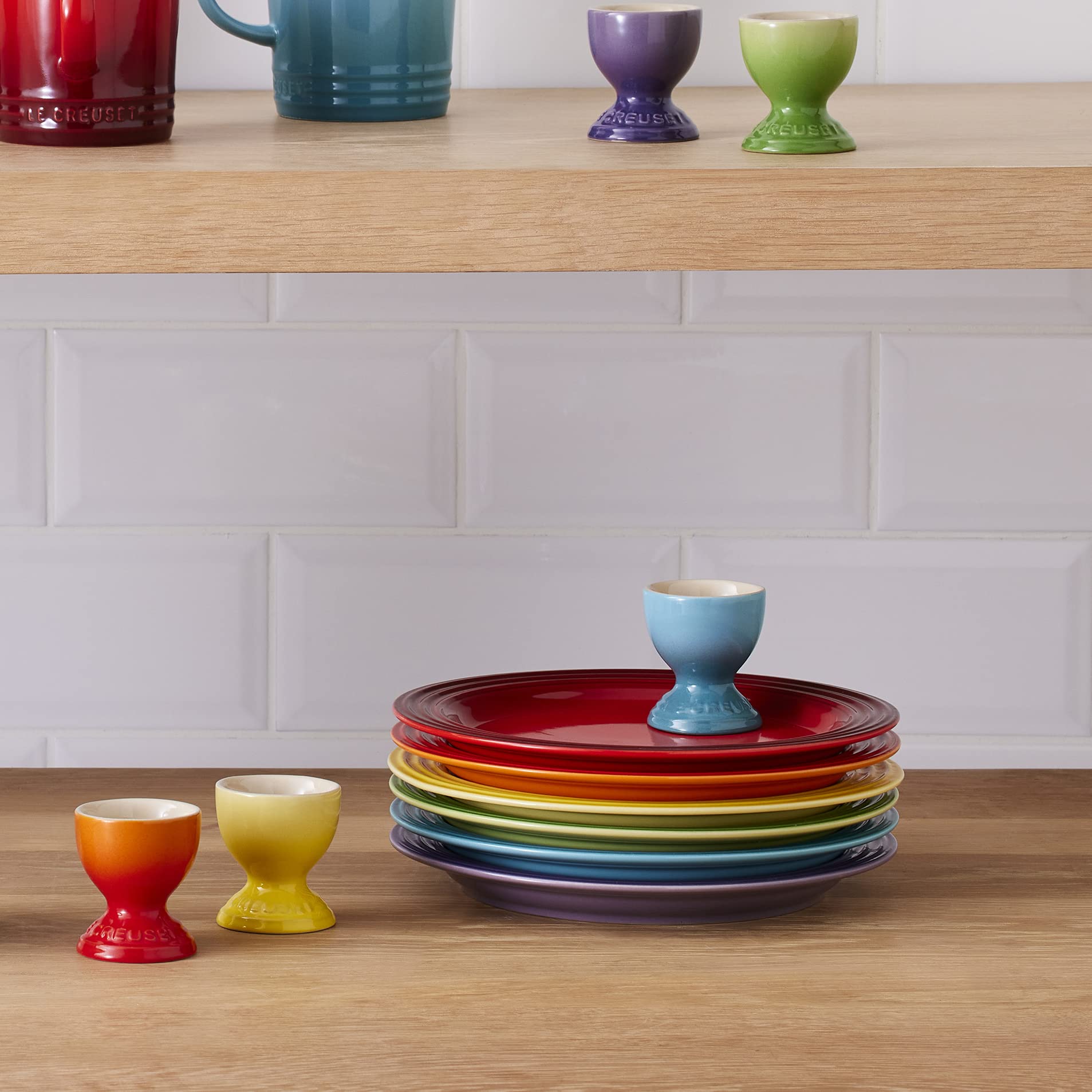 le-creuset-heritage-set-6-assiettes-desserts-gr-s-22-cm-arc-en-ciel image 4