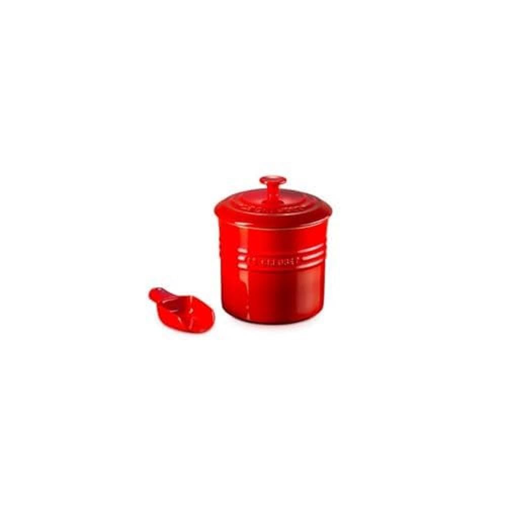 le-creuset-pot-croquettes-en-c-ramique-1-9-l-cerise-avec-cuill-re-doseuse image 4