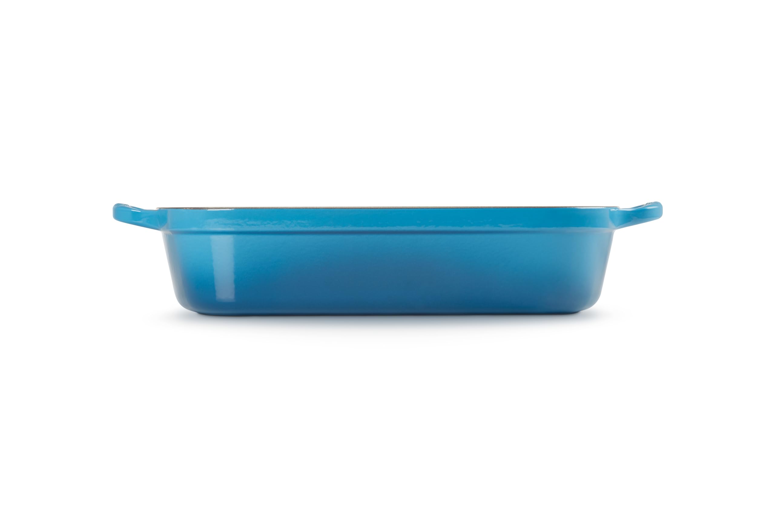 le-creuset-signature-plat-rectangulaire-en-fonte-maill-e-33-cm-4-9-l-bleu-marsei image 3