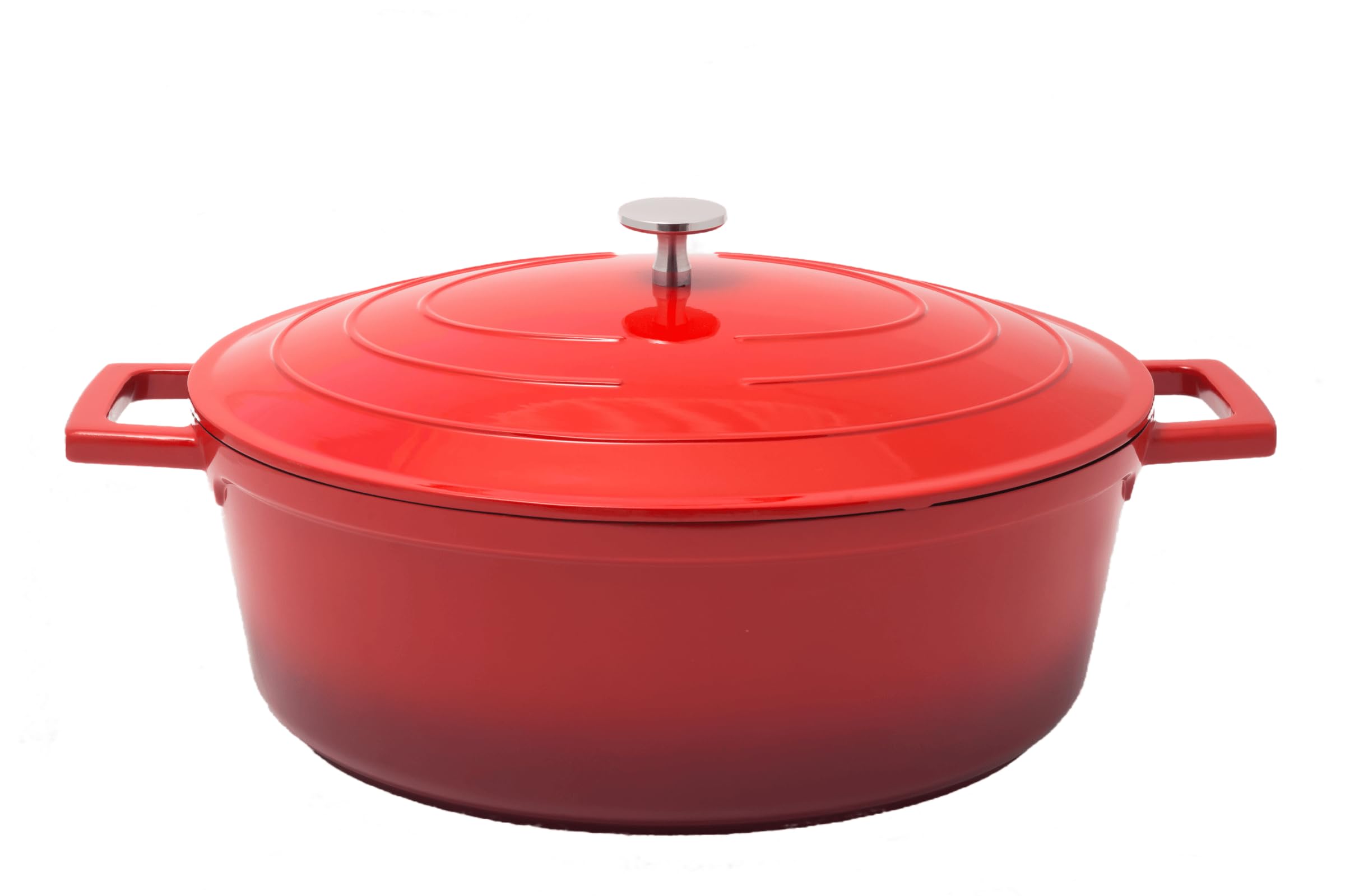 baumalu-cocotte-ovale-roc-32x25-cm-6-6-l-rouge image 1