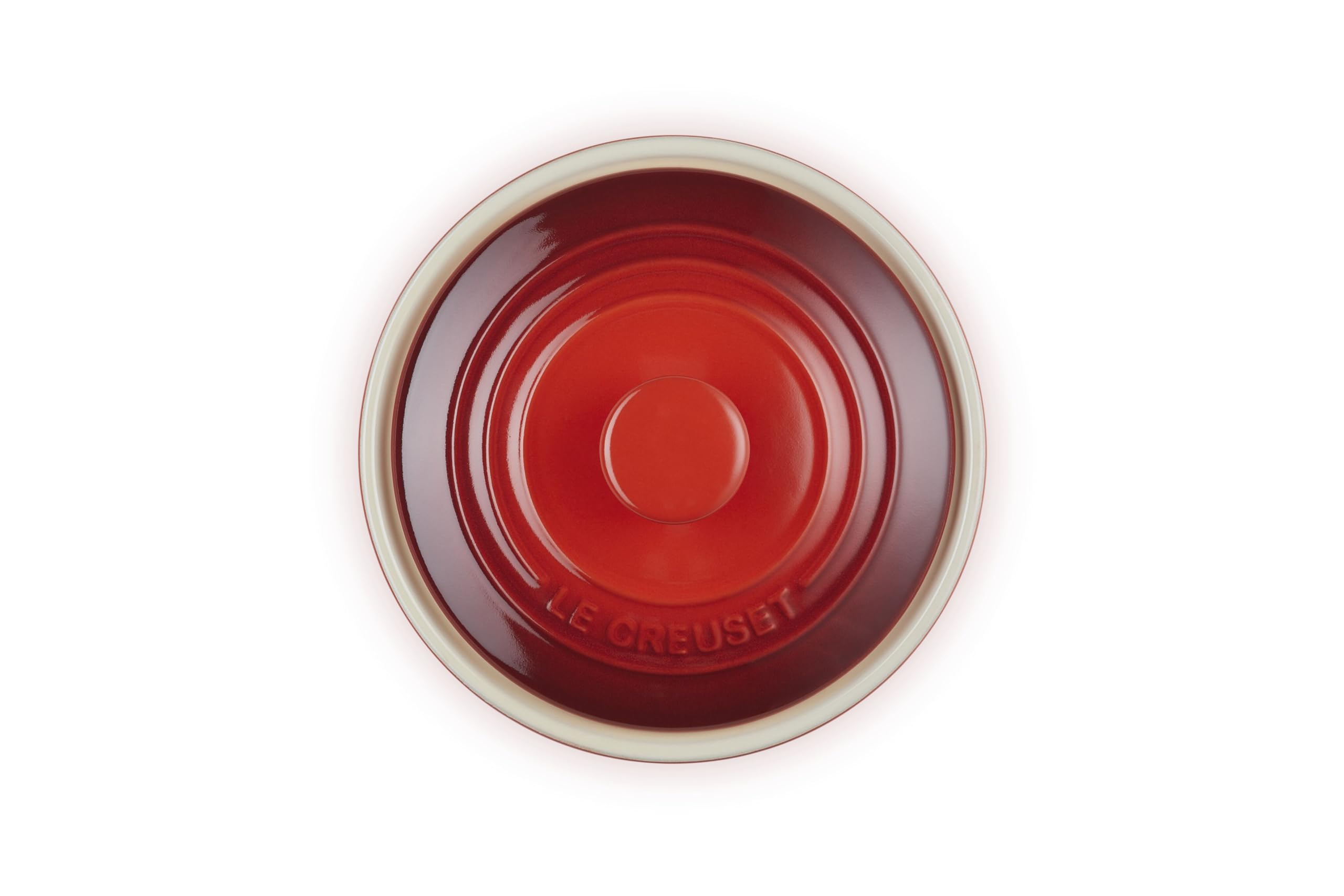 le-creuset-cuiseur-camembert-c-ramique-avec-couvercle-cerise image 2