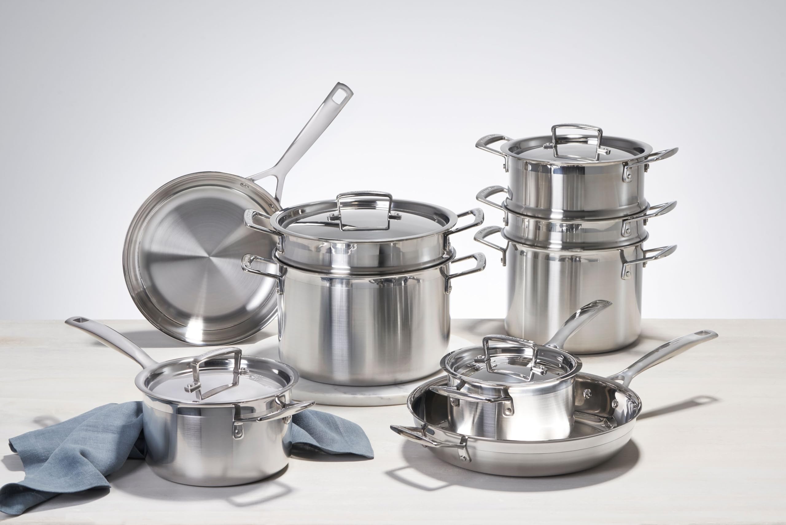 le-creuset-faitout-inox-3-ply-24-cm-6-l-avec-couvercle-argent image 6