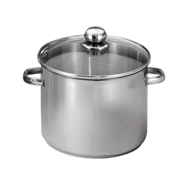 baumalu-faitout-traiteur-inox-30-cm-avec-couvercle-verre image 1