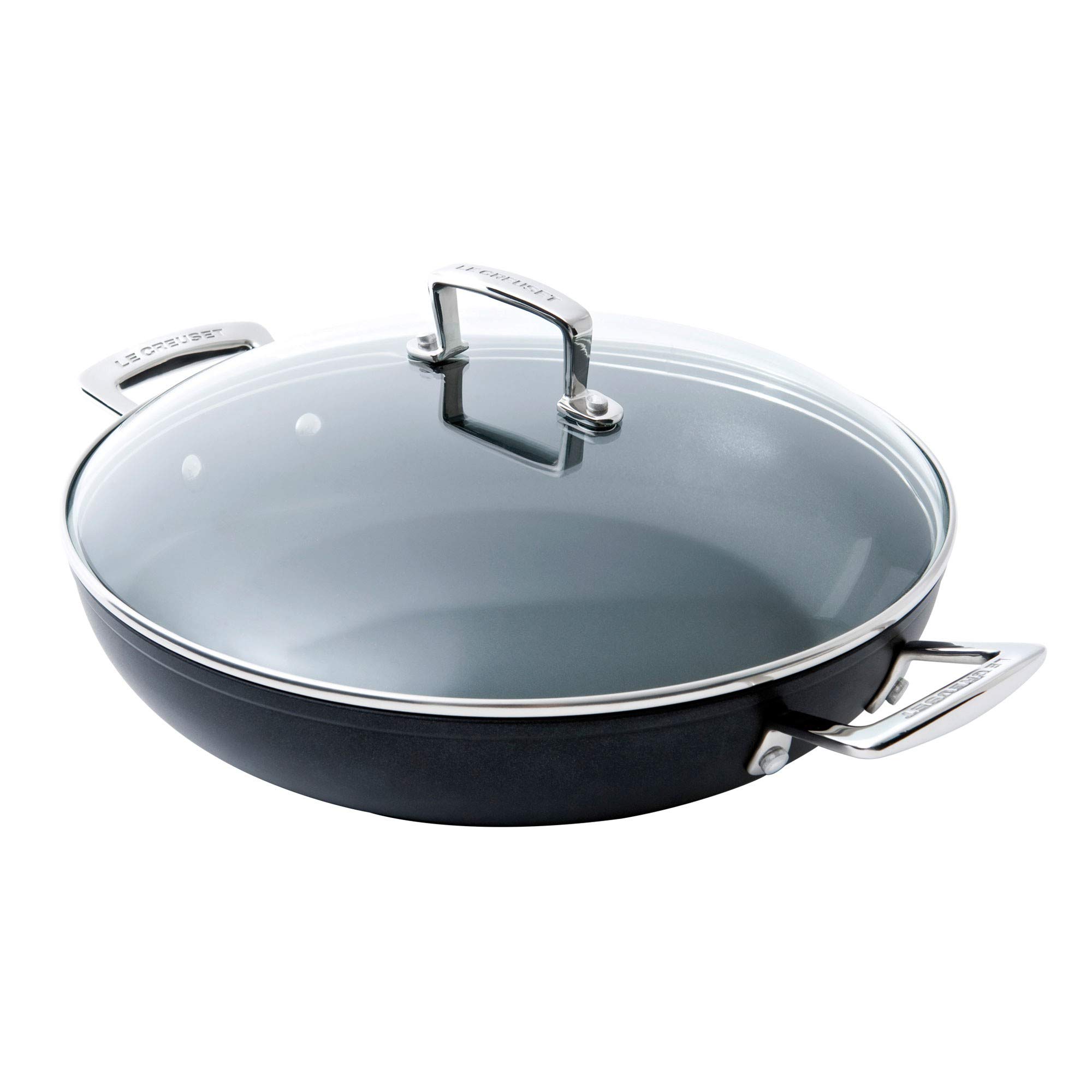 le-creuset-sauteuse-proven-ale-anti-adh-rente-28-cm-anthracite-argent-avec-couve image 7