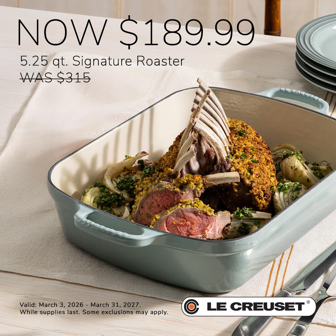 le-creuset-signature-plat-rectangulaire-en-fonte-maill-e-33-cm-4-9-l-bleu-marsei image 8